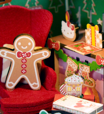 Hello Kitty® Gingerbread House - DIY Miniature House Kit