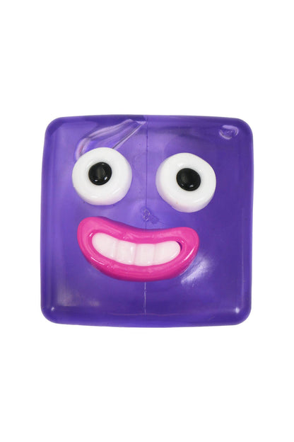 Emoticon Face Clear Cube Maltos Squishy
