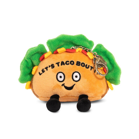 Taco Plush Bag Charm  Soft Cuddly Toy Funny Cute Gift Animal