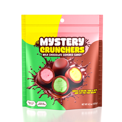Mystery Crunchers Color Viral Reveal Chocolate Bites (120g)