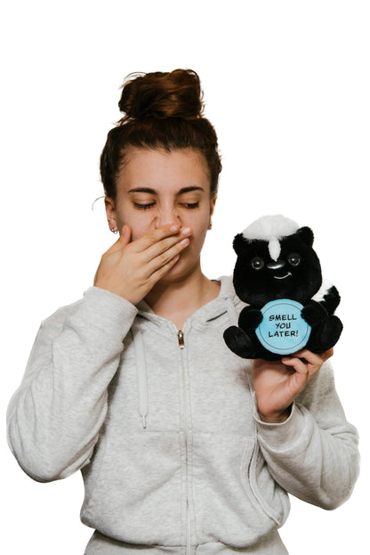 Plush Skunk  Soft Cuddly Perfect For Gifting Toy Funny Cute