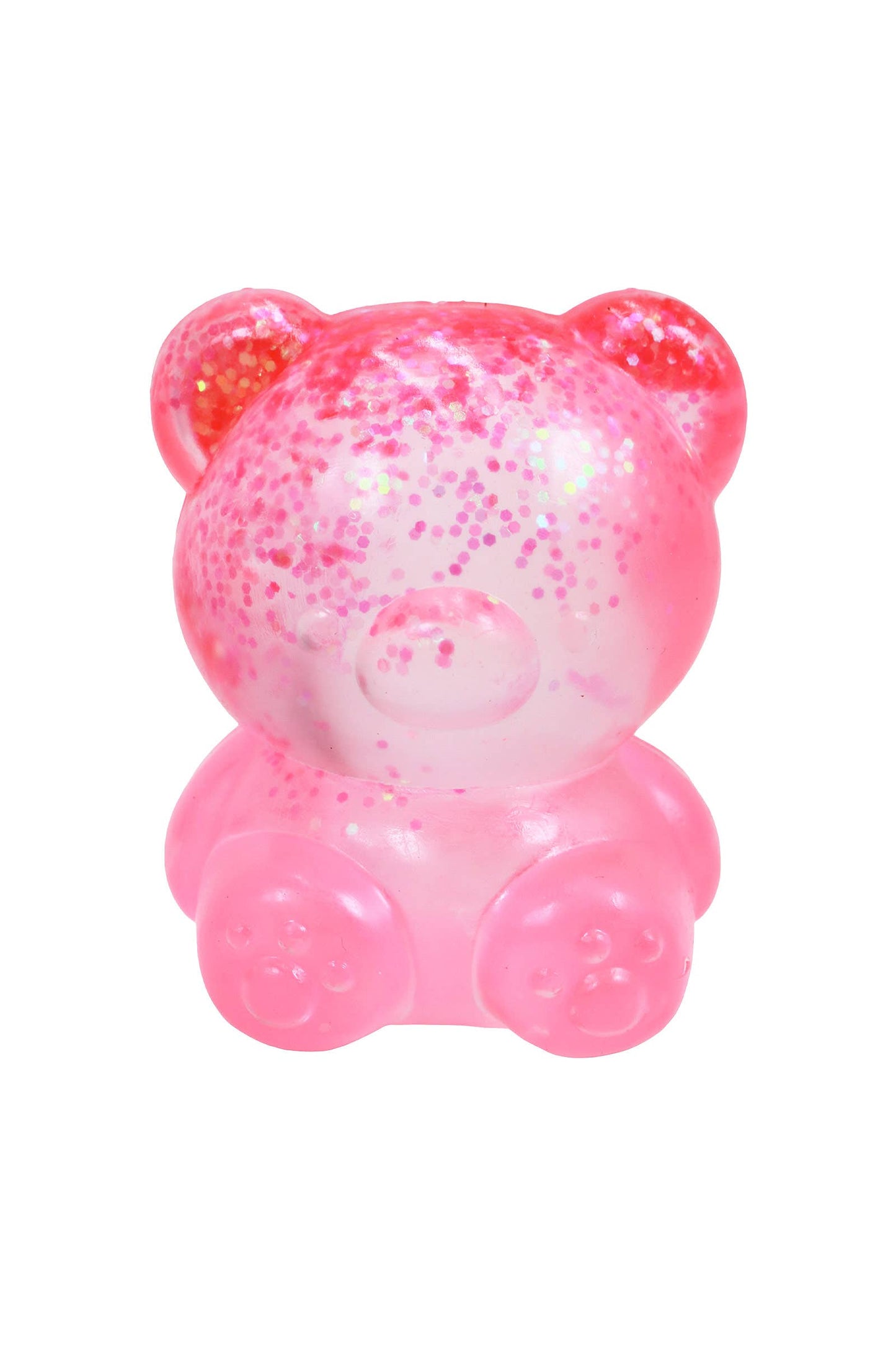 Cute Jelly Bear Glittery Maltose Putty Filled Squishy: ASSORTED / ONE SIZE