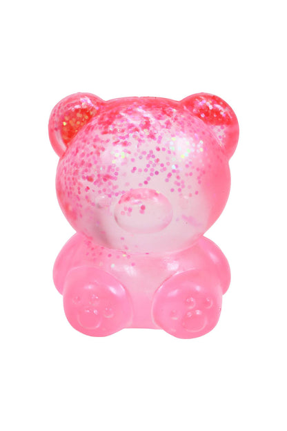 Cute Jelly Bear Glittery Maltose Putty Filled Squishy: ASSORTED / ONE SIZE