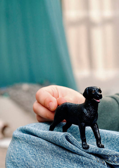 Black Labrador Retriever Female Animal Toy Figurine