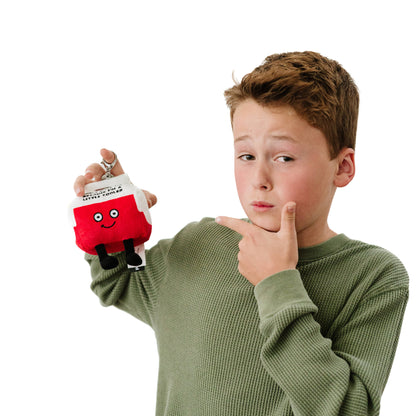 "Don't Hate Me" Cooler Plush Bag Charm Toy Funny Cute Gift