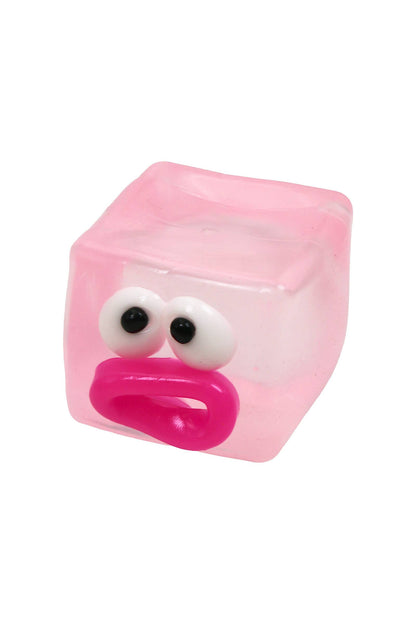 Emoticon Face Clear Cube Maltos Squishy