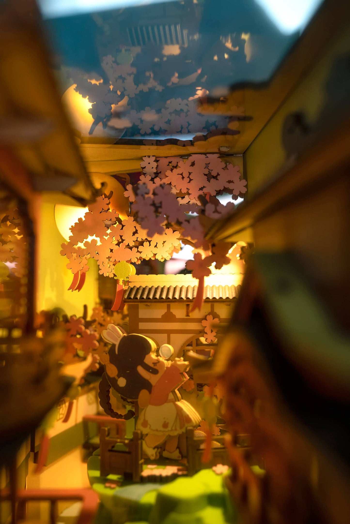 DIY Book Nook Kit: Falling Sakura
