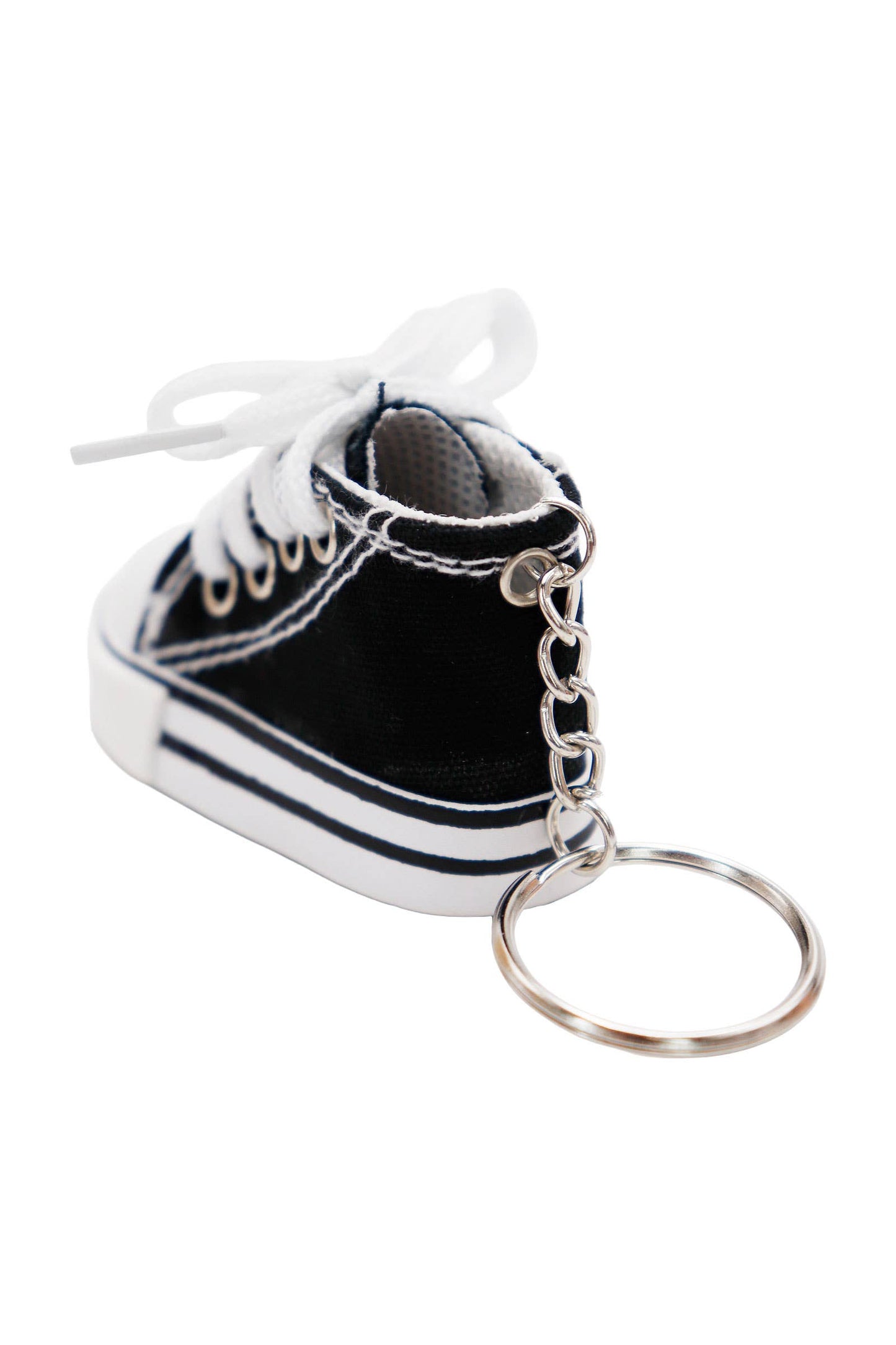 Canvas Rubber Sole Sneakers Key Chain