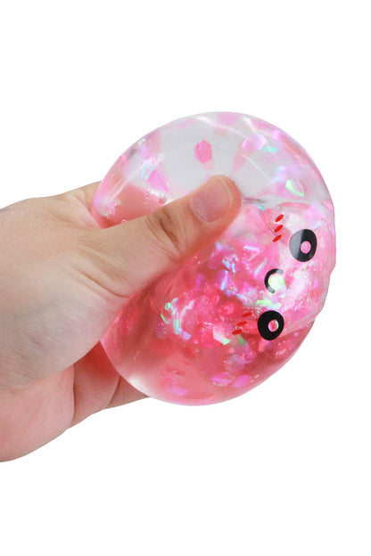 Flake Glitter Maltose Putty Bao Bun Dumpling Squishy Toy