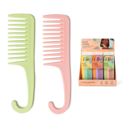 Lemon Lavender Knot Today Detangling Shower Comb