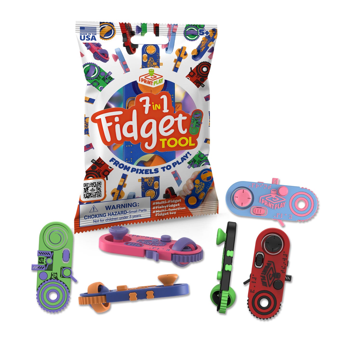7-in-1 Kids Fidget Toy Blindbag