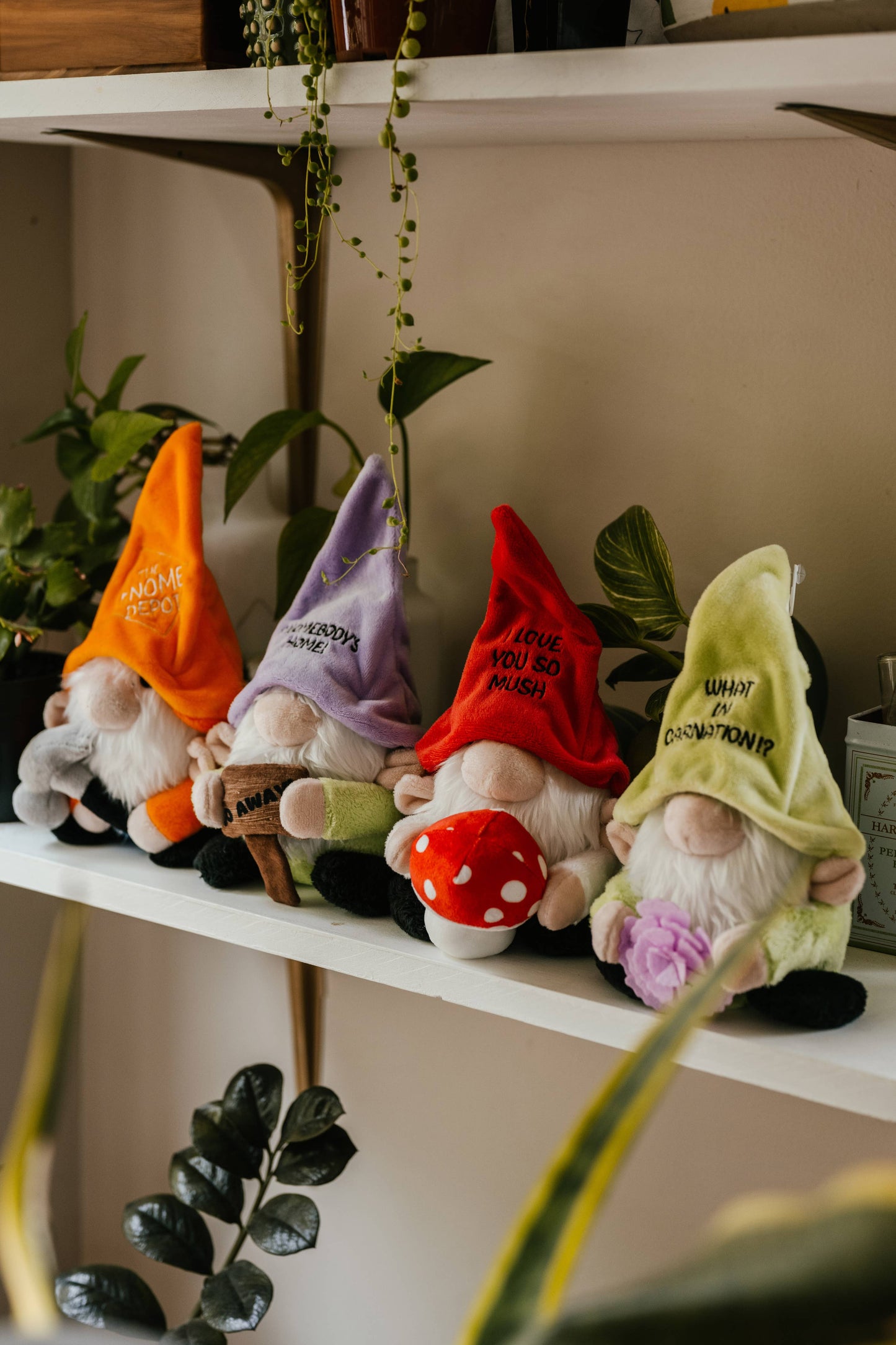 Gnome Plush  What In Carnation  Soft Toy Funny Cute Gift