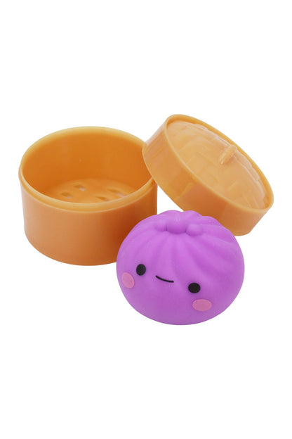 Mini Solid Bao Dumpling Soft Slime Filled Squishy - 2 Inch