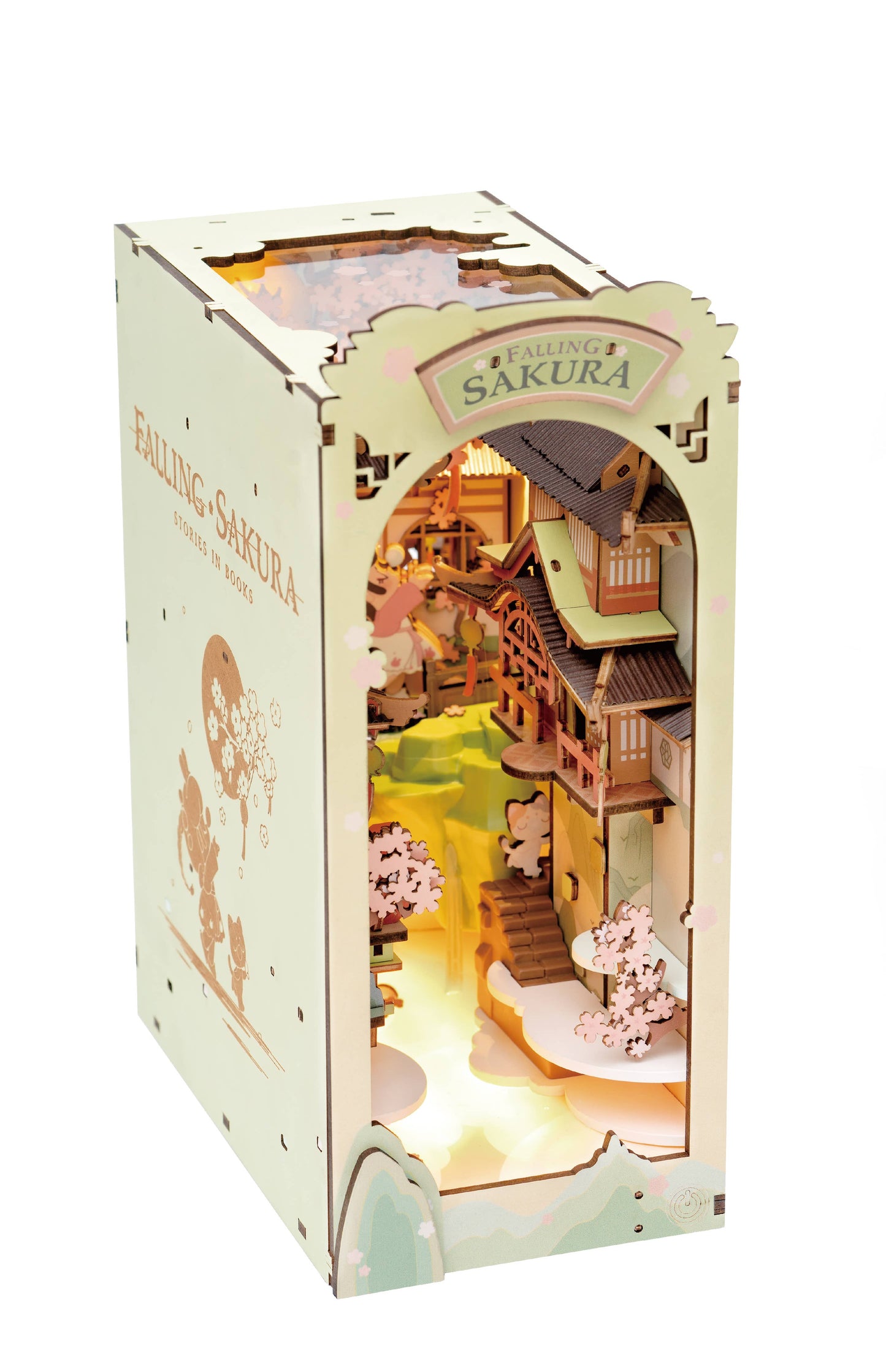 DIY Book Nook Kit: Falling Sakura