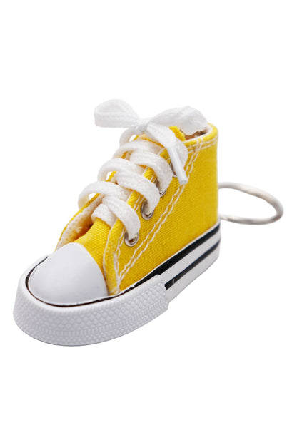 Canvas Rubber Sole Sneakers Key Chain