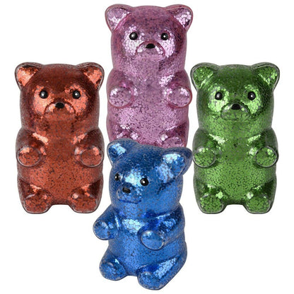 7" Sparkle Puffer Gummy Bear 6ct - LLB Toys