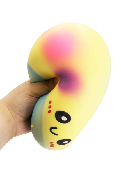 JUMBO Rainbow Ombre Dumpling Slime Filled Squishy - 6 Inch