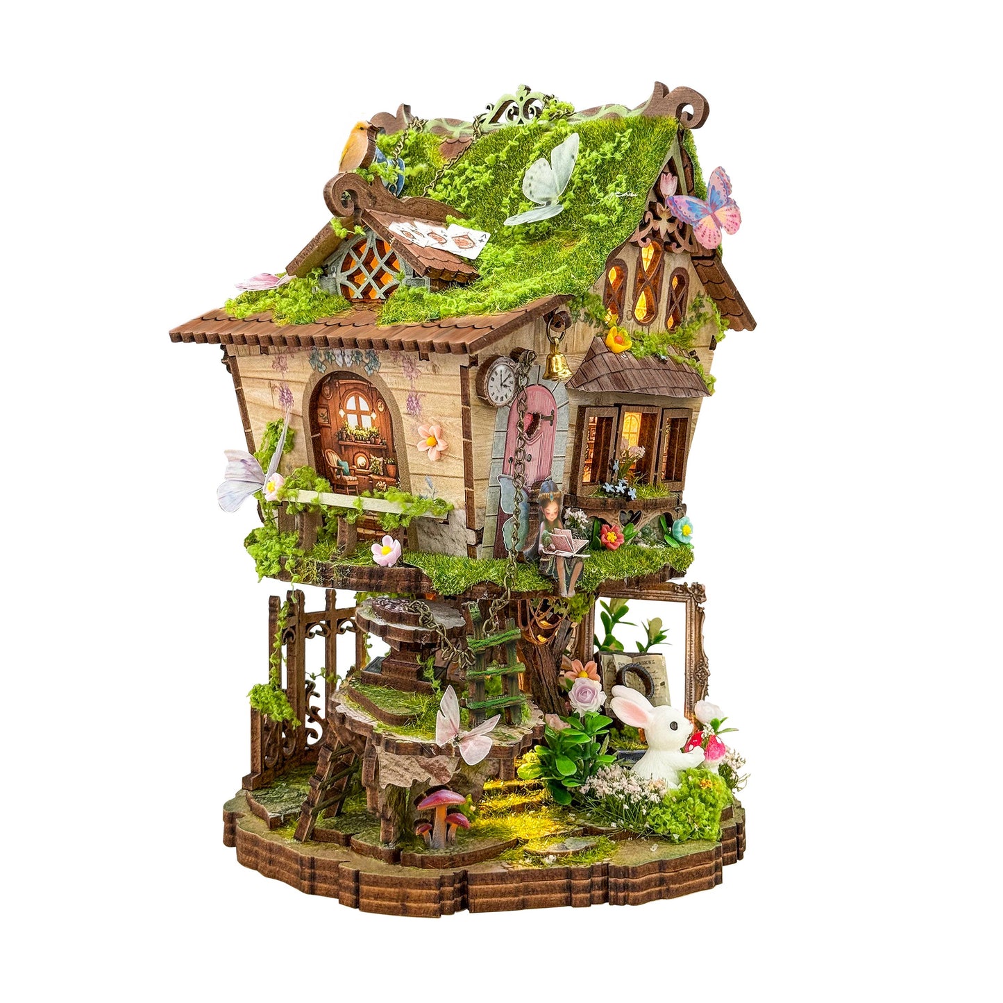 DIY Miniature House Kit: Fairytale Treehouse