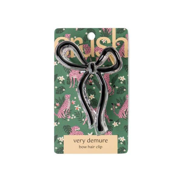 Crush Very Demure Bow Hair Clip