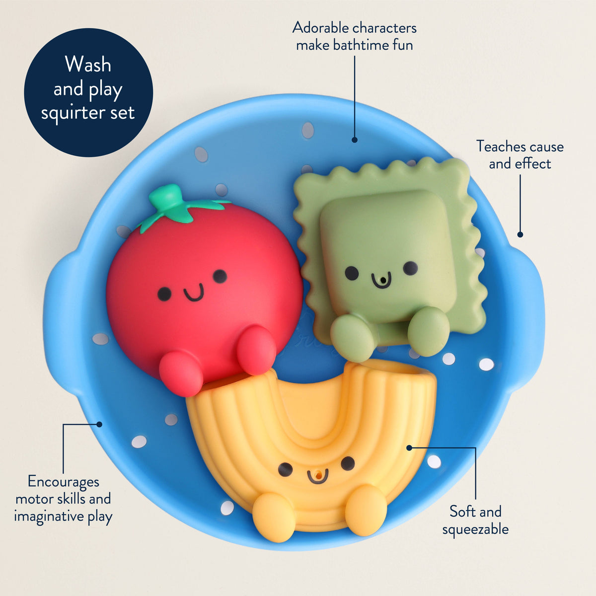 *NEW* Pasta Itzy Splash Pals™ - Bath & Water Toy
