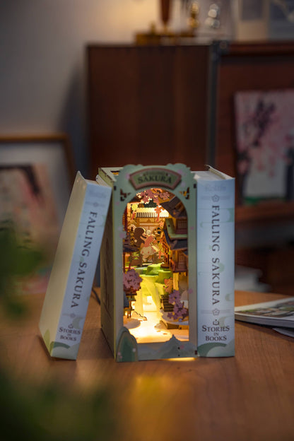 DIY Book Nook Kit: Falling Sakura