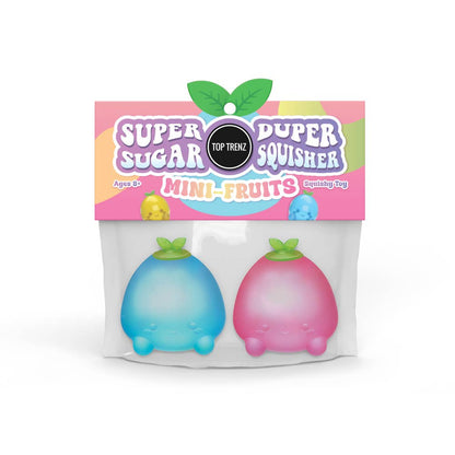 Super Duper Sugar Squisher - Mini Fruits 2 Pack set