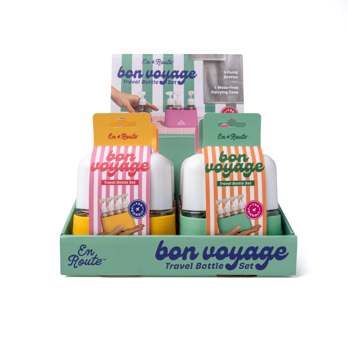 En Route Bon Voyage 4 Piece Travel Bottles