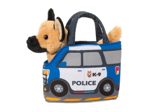Police Car Pet Sak w/German Shepherd