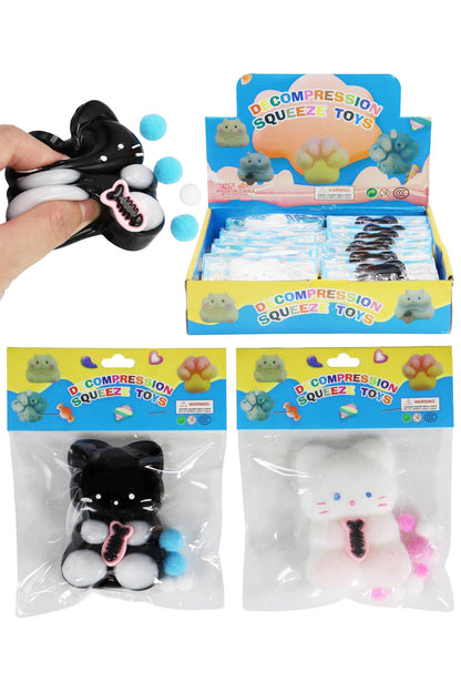 Kitty Cat Jiggly Mochi Squishy Bag - 16 Pcs: Assorted / One Size
