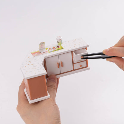 DIY Miniature House Kit: Double Joy Bubble Tea