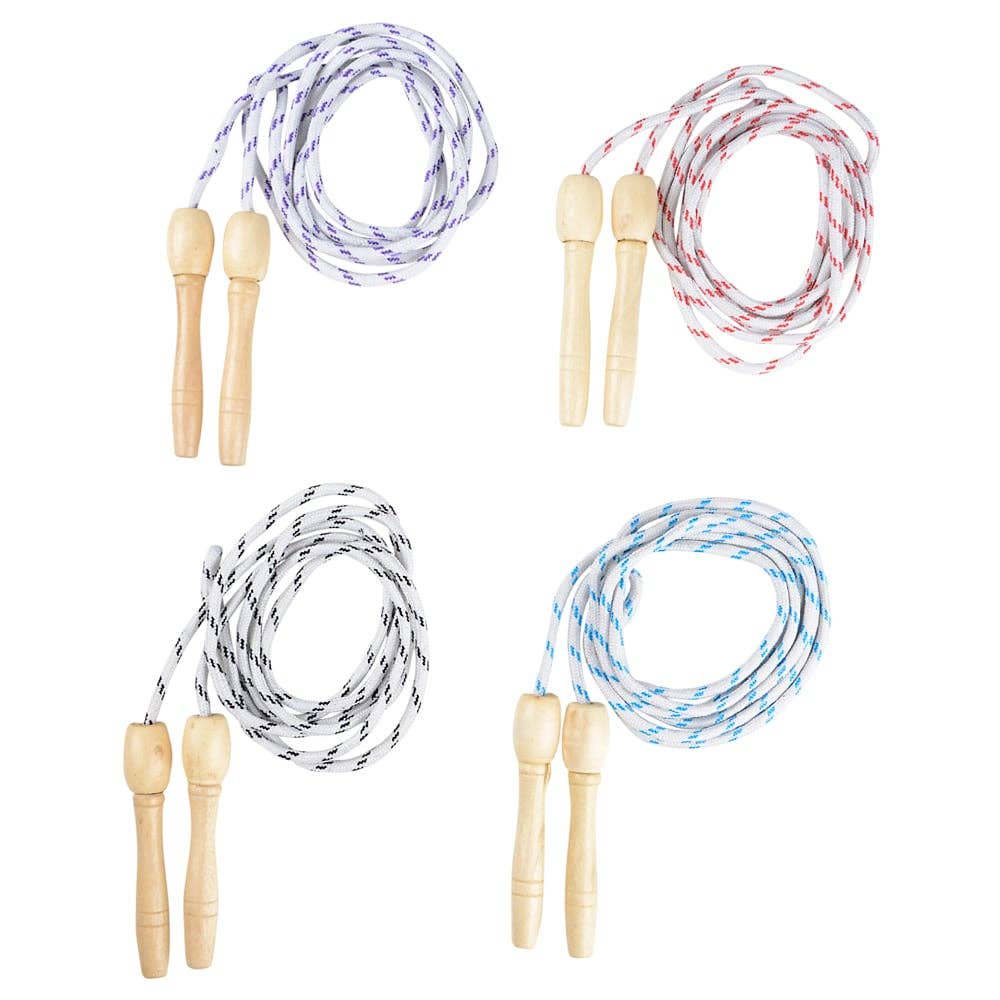 JUMP ROPE WOODEN HANDLE 7 FT