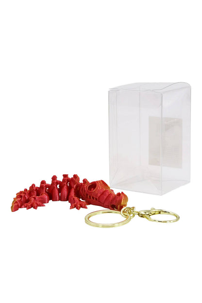 Dinosaur Fossil 3d Printed Articulated Key Chain