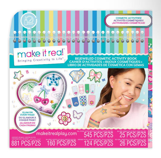 Bejeweled Cosmetic Activity Book