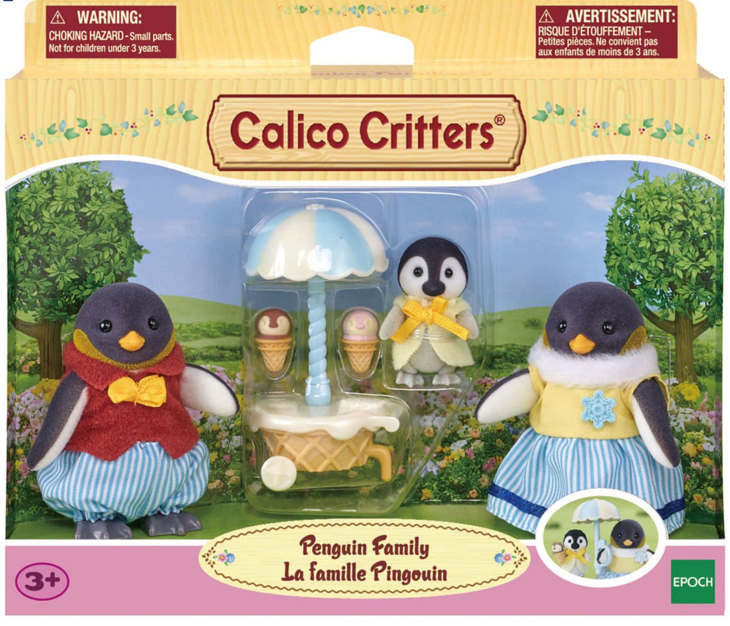 Calico Critters Penguin Family