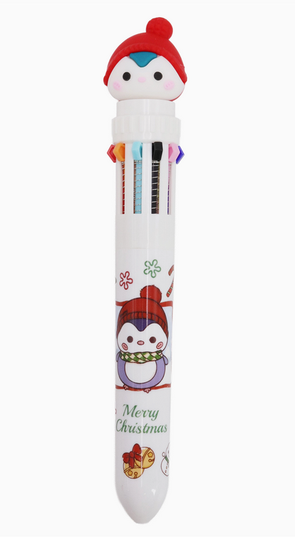Merry Christmas 10-in-1 Multicolor Pen