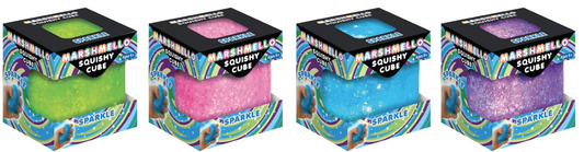 Marshmello Squishy Cube Sparkle