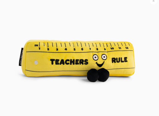 Teachers Rule Plush Ruler