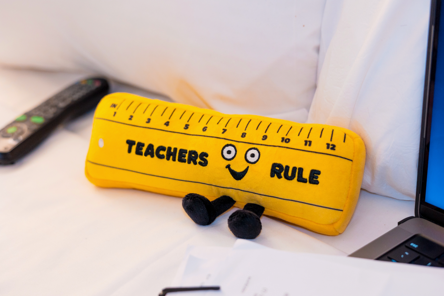 Teachers Rule Plush Ruler