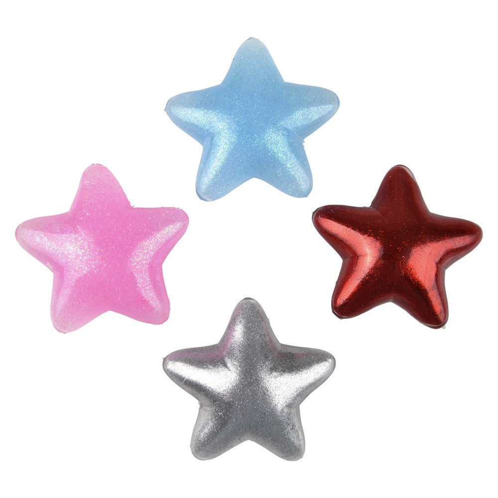Squish Sticky Glitter Star 3"