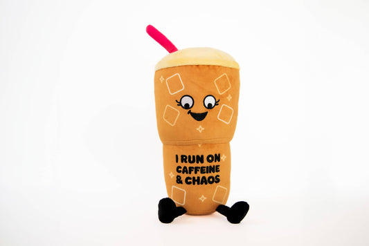 Plush Iced Coffee - I run on caffeine