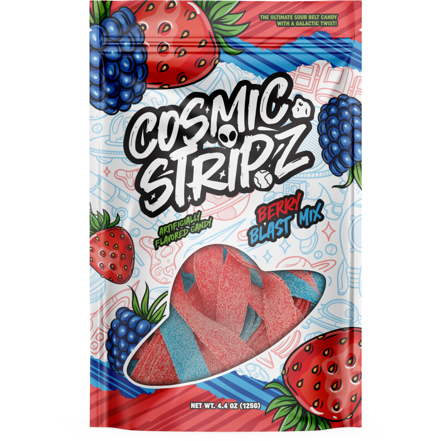 Cosmic Stripz Berry Blast 4.4 oz