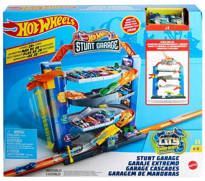 Hot Wheels City Stunt Gar