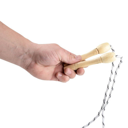 JUMP ROPE WOODEN HANDLE 7 FT