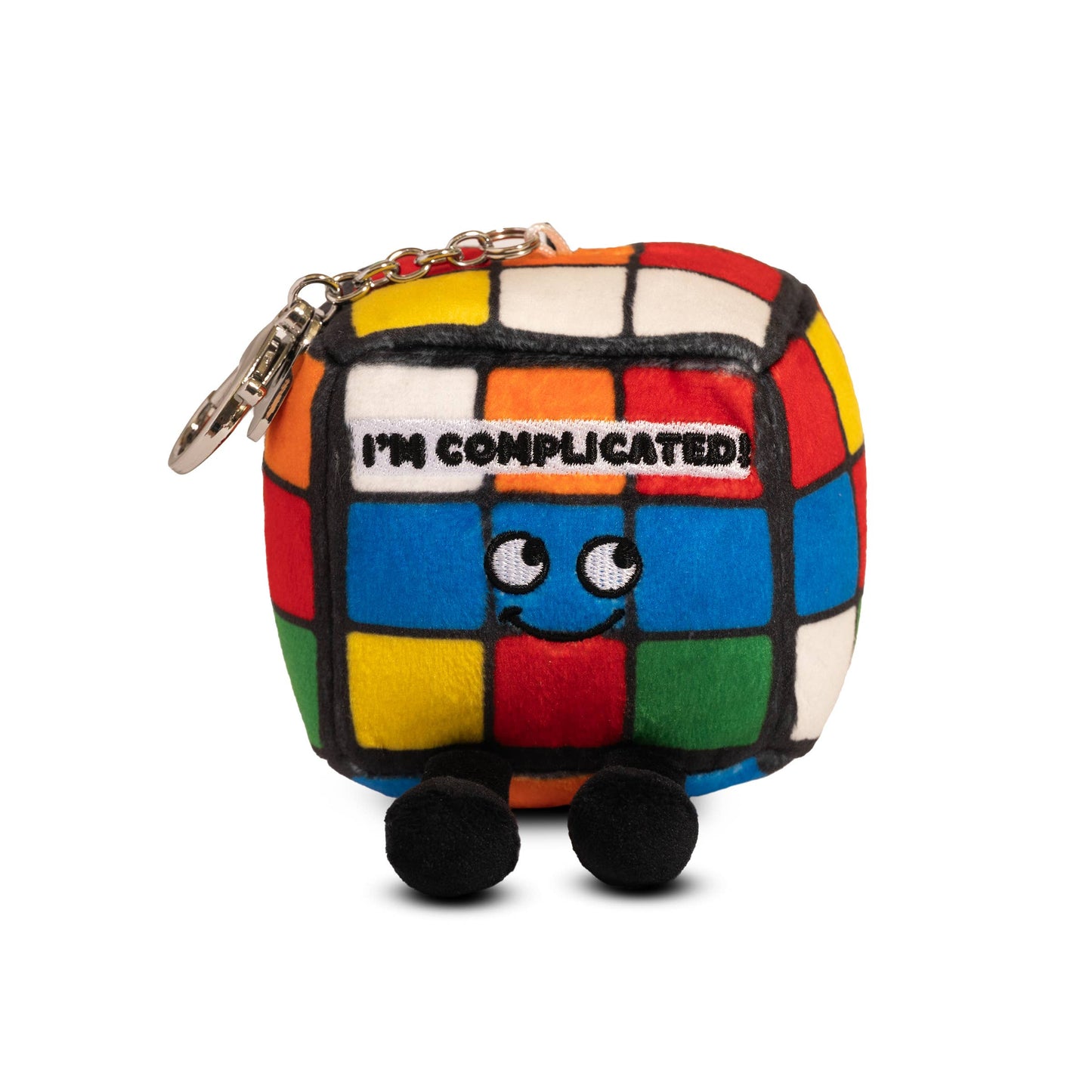 Cube Plush Plush Bag Charm  Soft Cuddly Toy Funny Cute Gift