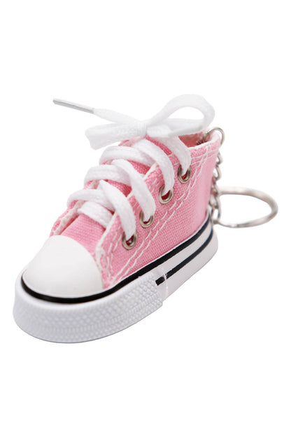 Canvas Rubber Sole Sneakers Key Chain