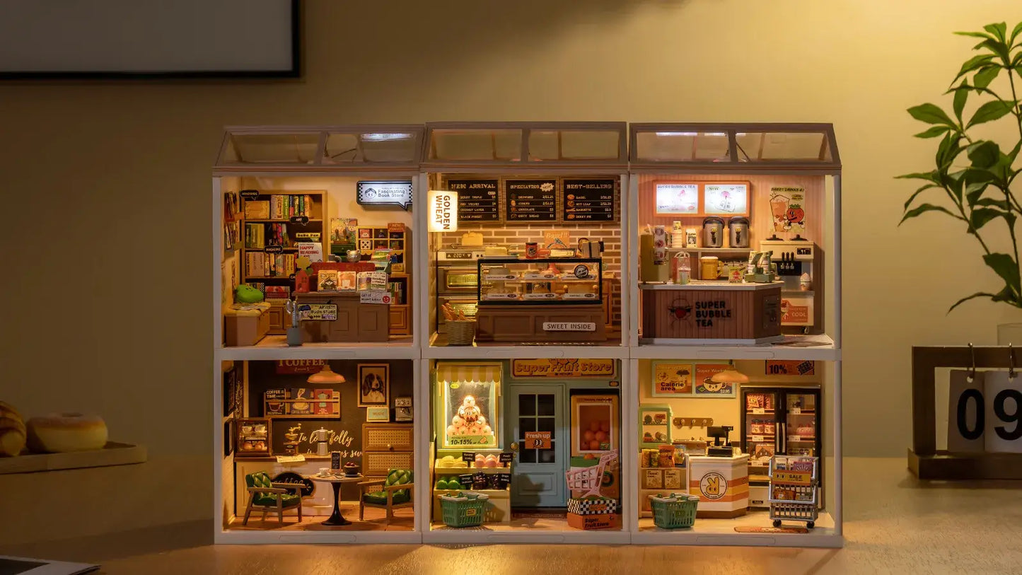 DIY Miniature House Kit: Fascinating Book Store