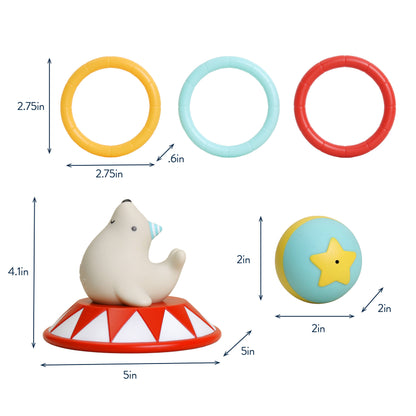 Itzy Ring Toss™ Circus - Bath & Water Toy