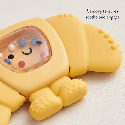 Sweetie Shake Plus™ - Teething + Rattle Toy: Croissant
