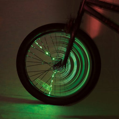 Spin Bright Green Pattern