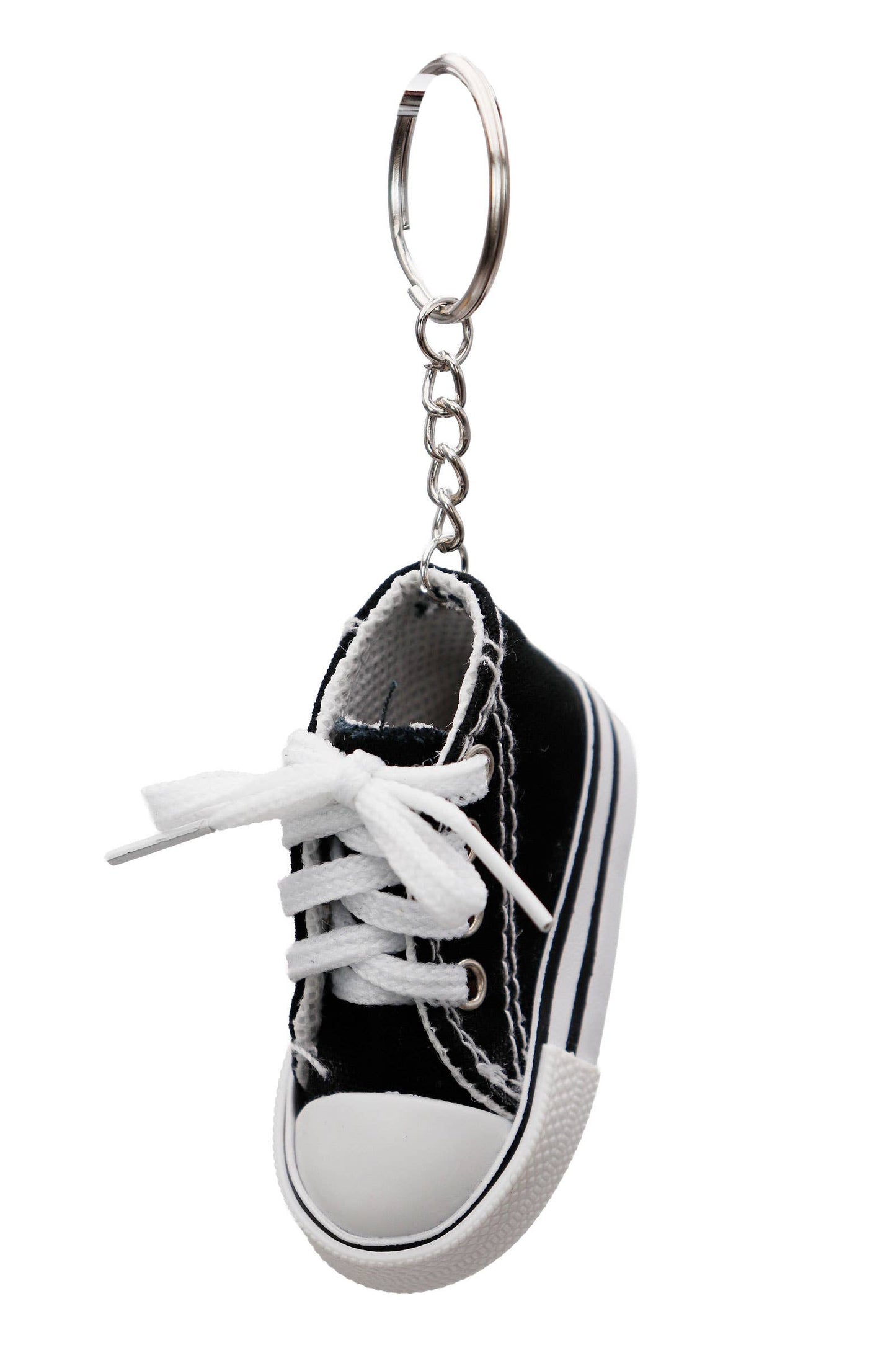 Canvas Rubber Sole Sneakers Key Chain